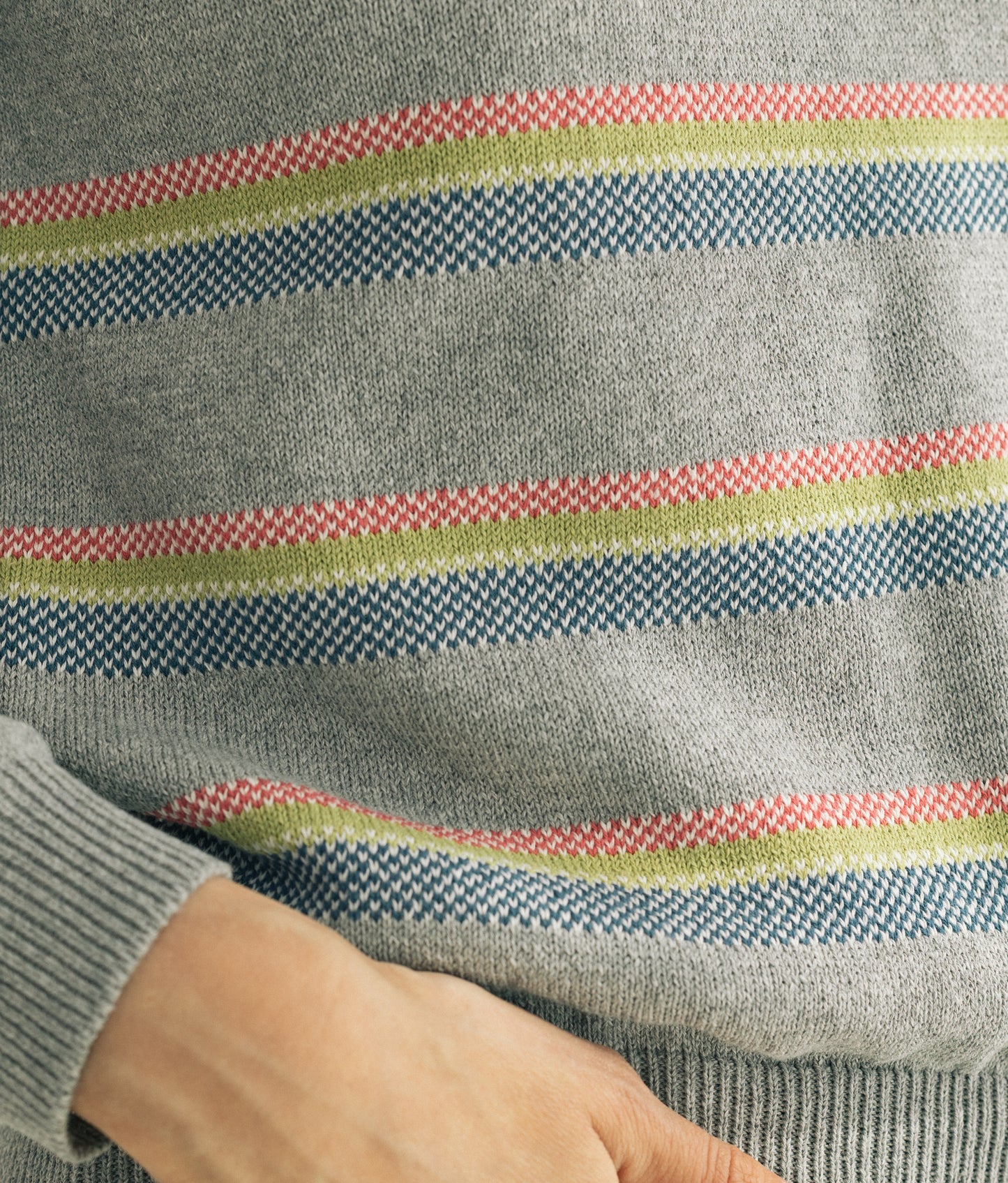 Sudadera de rayas