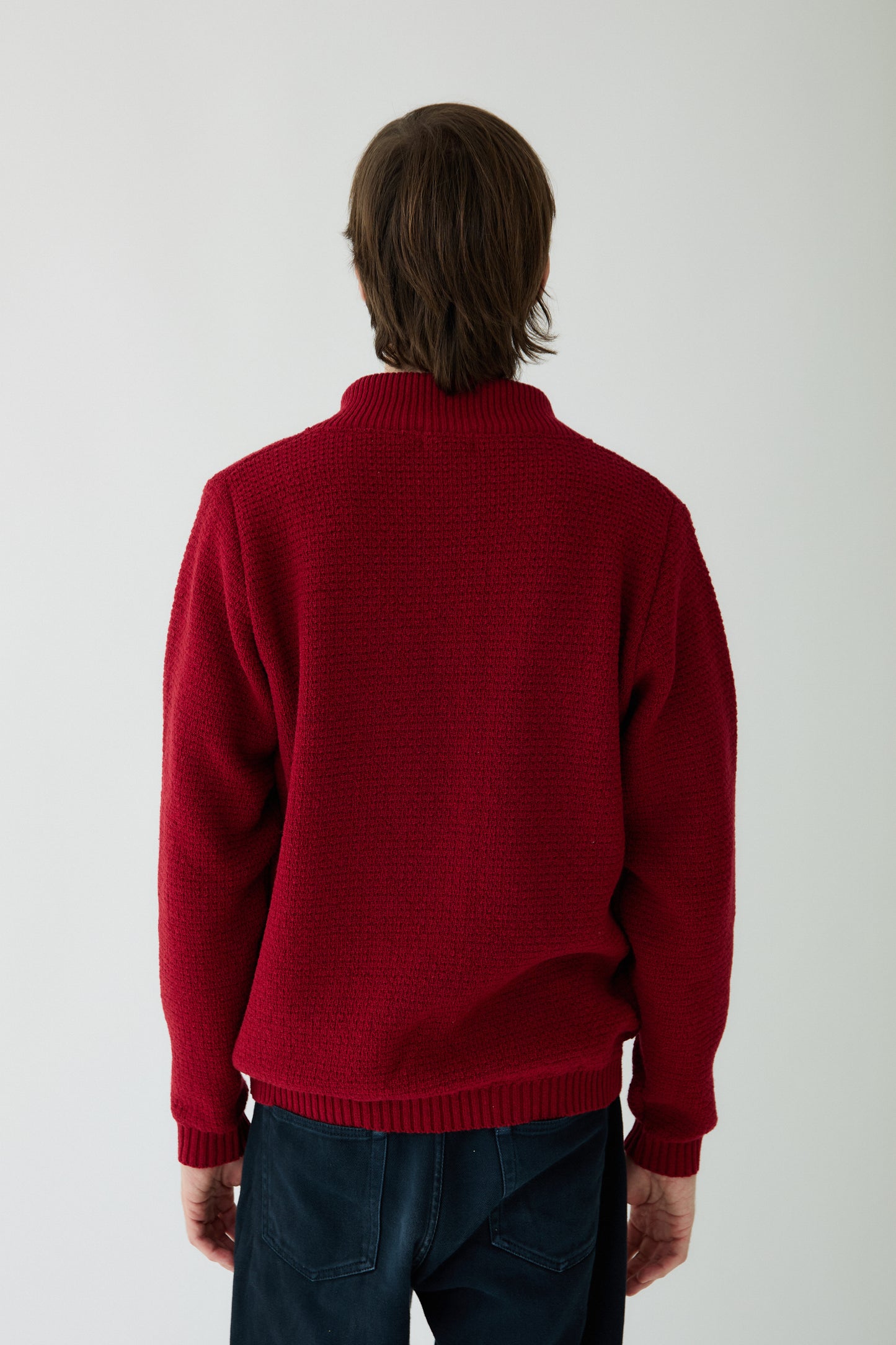 Jaqueta Llisa cirera - home