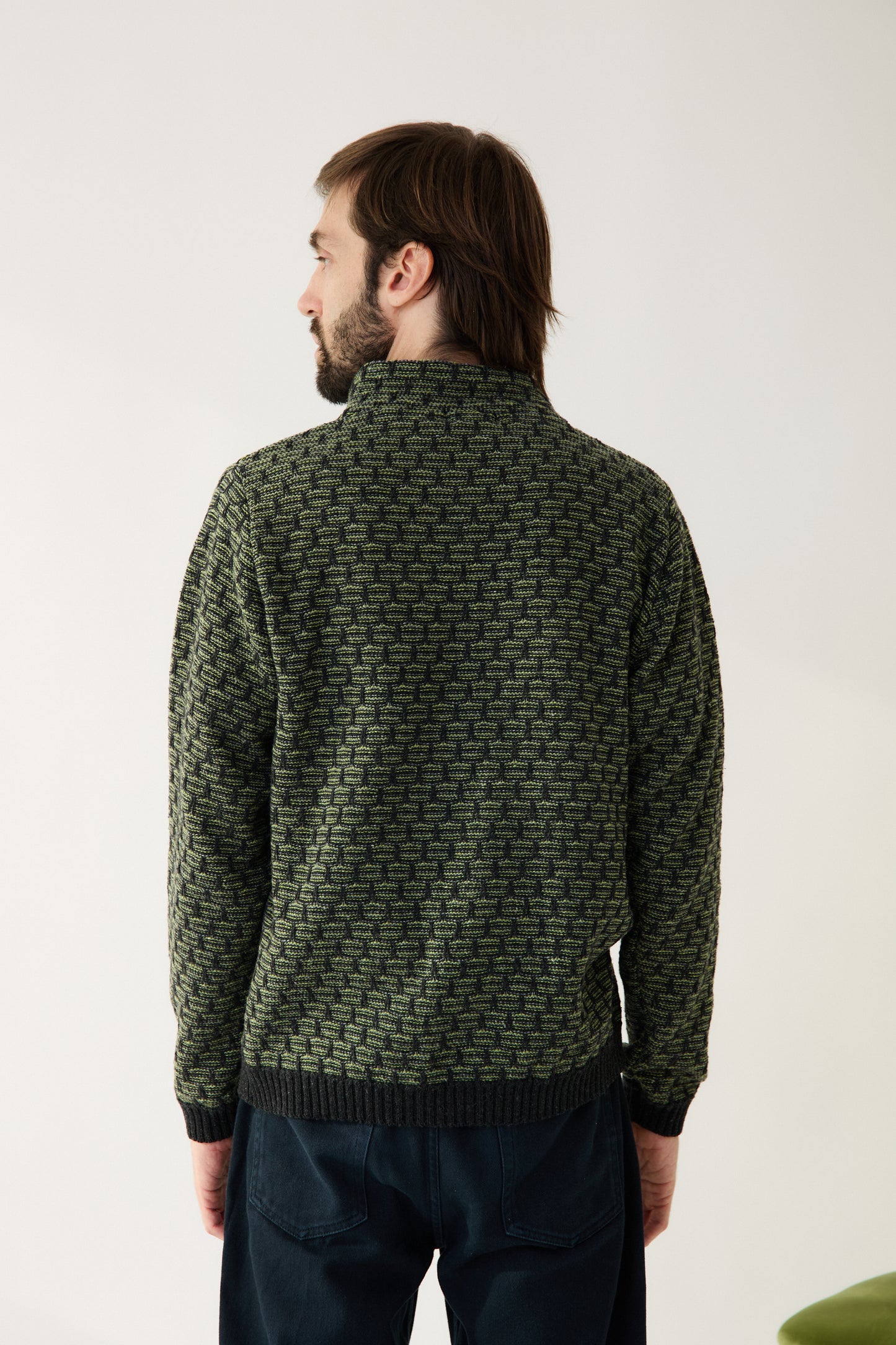 Jaqueta Geomètric verd