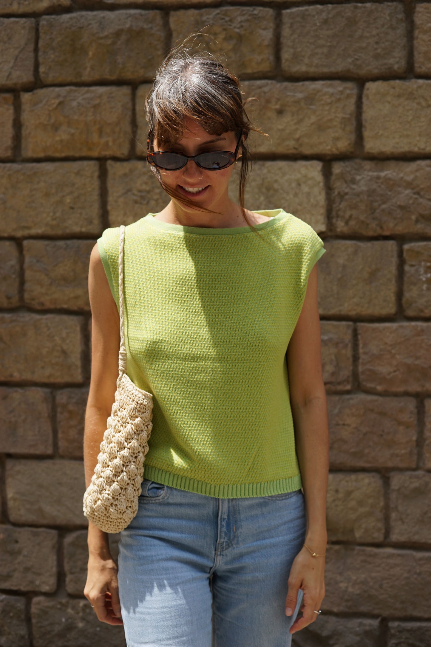 Wow Apple Green-Lime Top