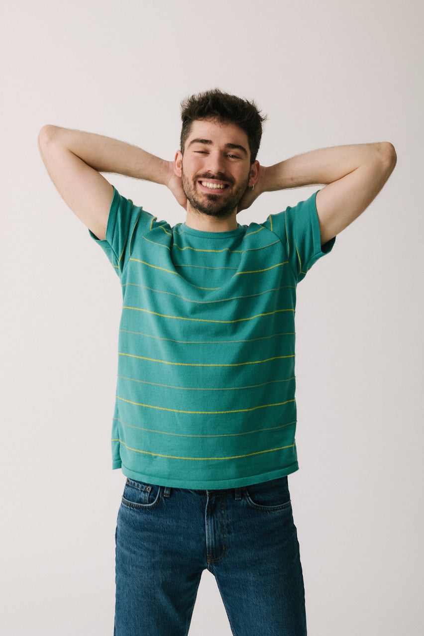 Camiseta Suave Turquesa - Hombre