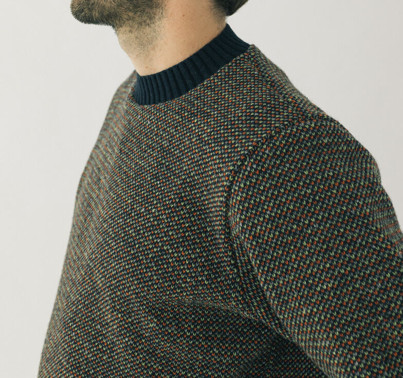 Blue navy Colorful Pigallat sweater