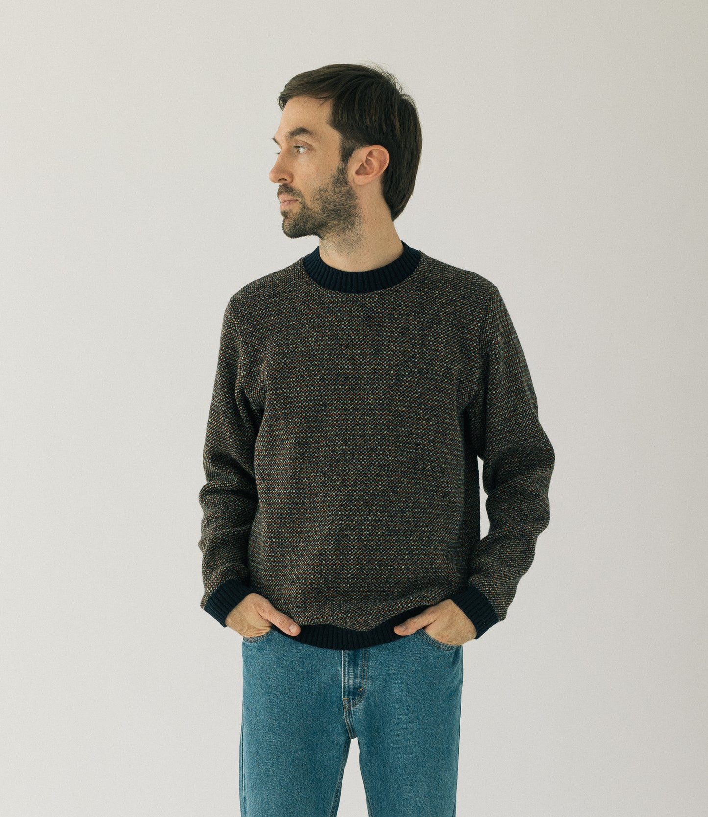 Jersei pigallat colorido blau marí