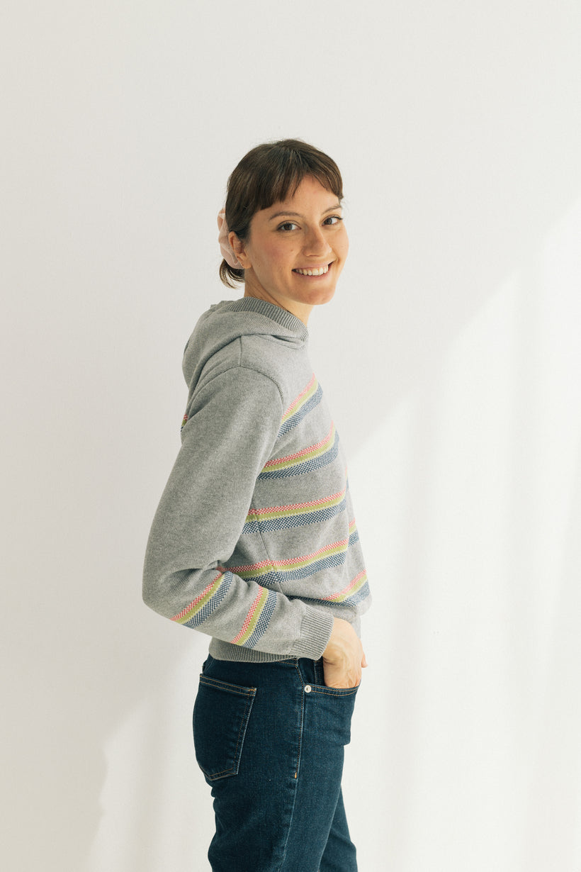 Sudadera de rayas