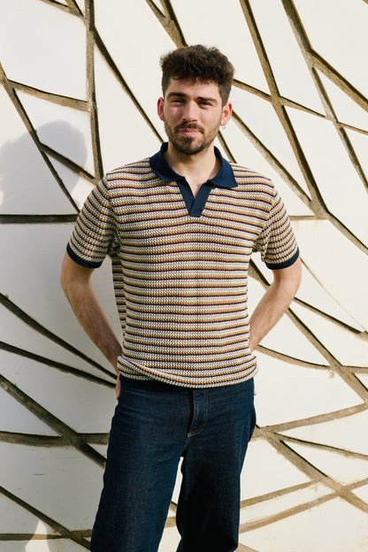 Striped Polo Shirt - Men