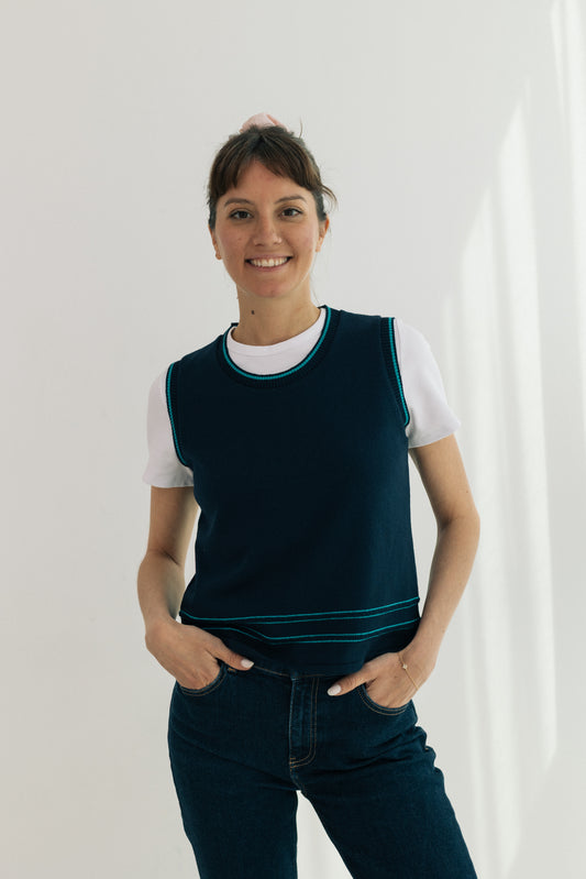 Armilla blau marí- ribet blau turquesa