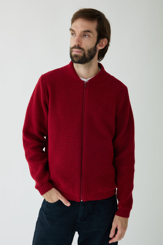 Jaqueta Llisa cirera - home