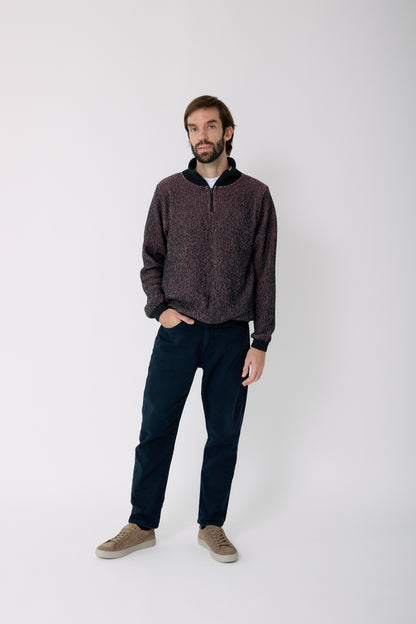 Jersei Mitja cremallera Sporty rosa - Home