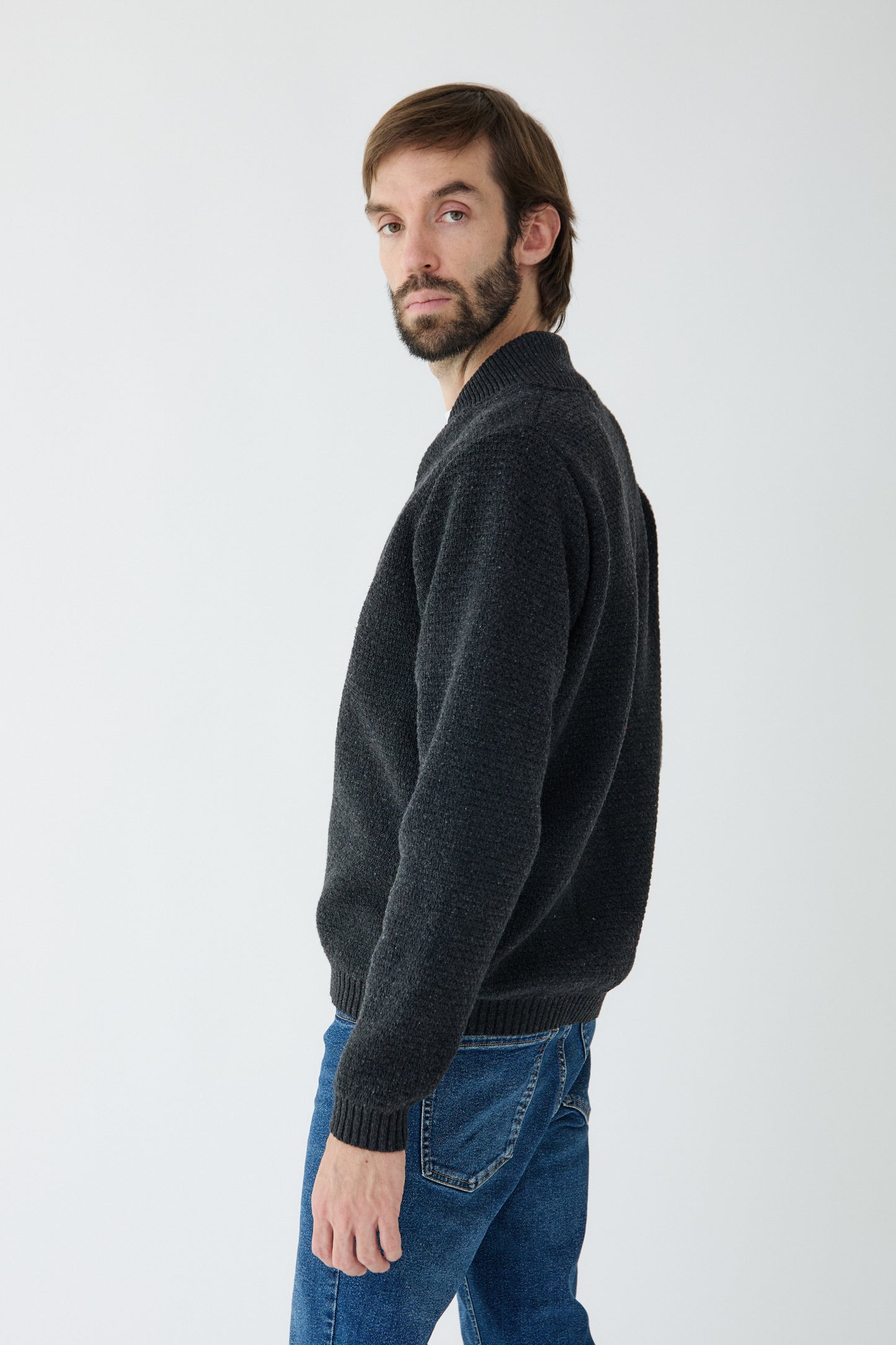 Jaqueta Llisa gris marengo - home