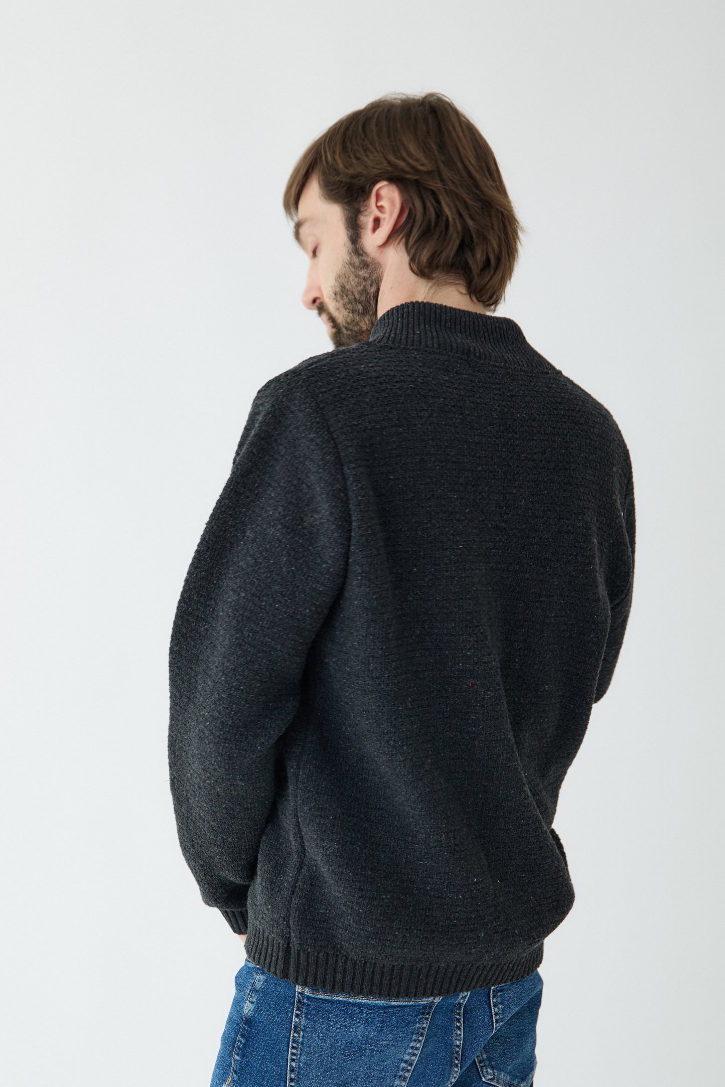 Jaqueta Llisa gris marengo - home