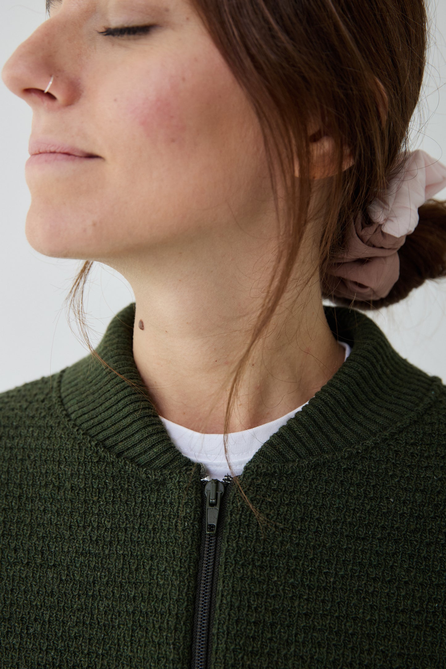 Jaqueta Llisa verd caça - dona