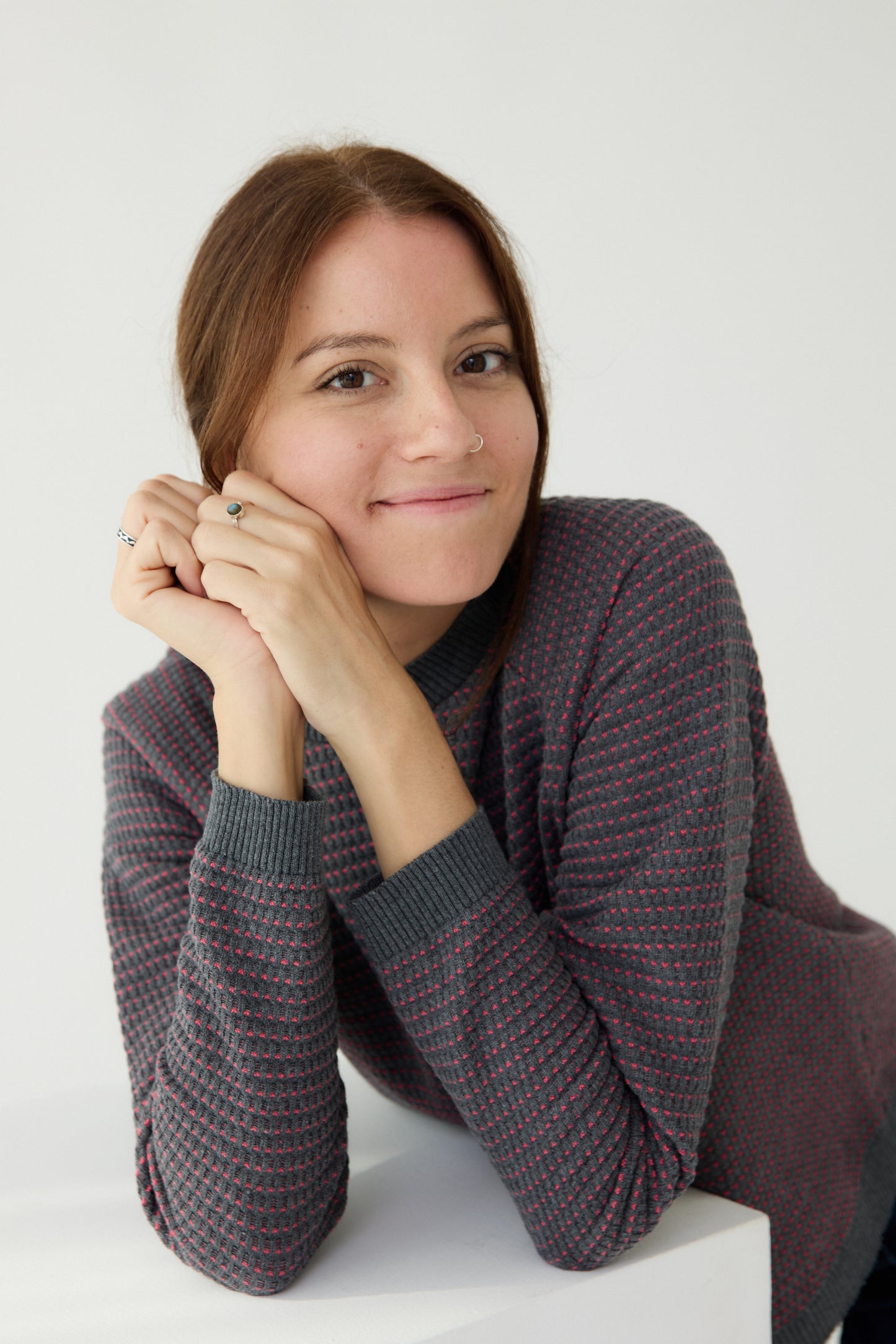 Jersei Puntets gris marengo