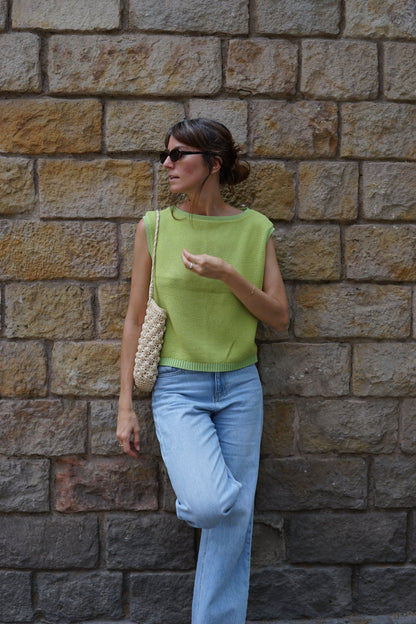 Wow Apple Green-Lime Top