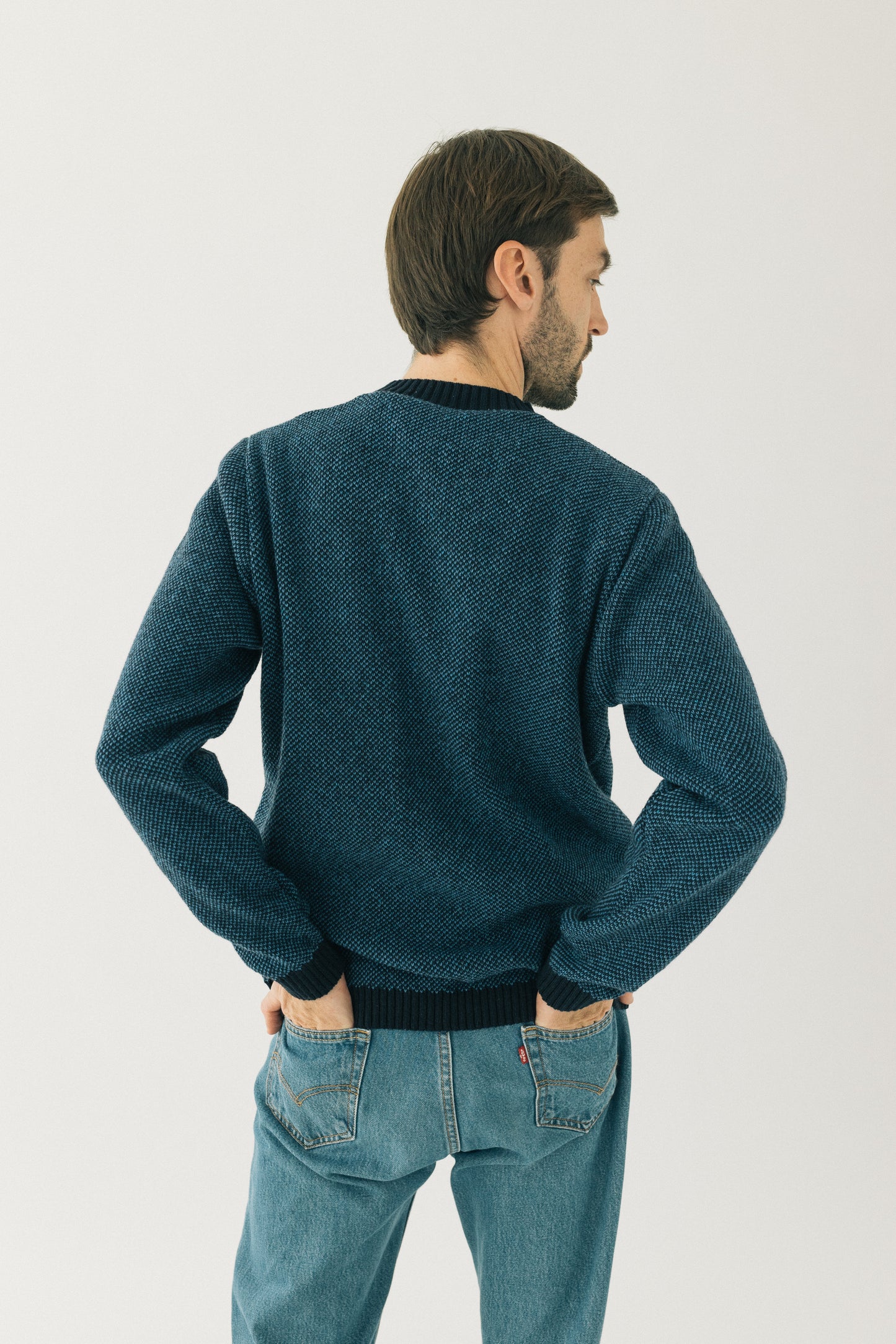 Blue Pigallat sweater