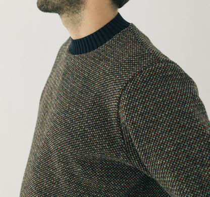 Blue navy Colorful Pigallat sweater