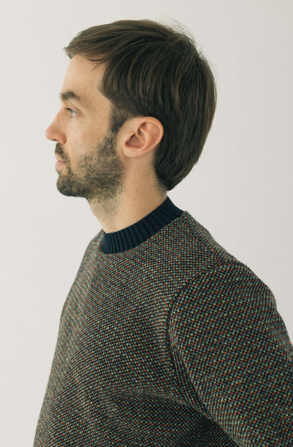 Blue navy Colorful Pigallat sweater
